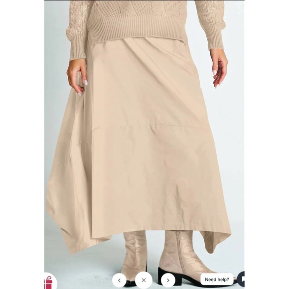 PLANET BY LAUREN G
SIZE 1
NYLON SIGNATURE ARCHITECTURAL SKIRT - Picture 2 of 7